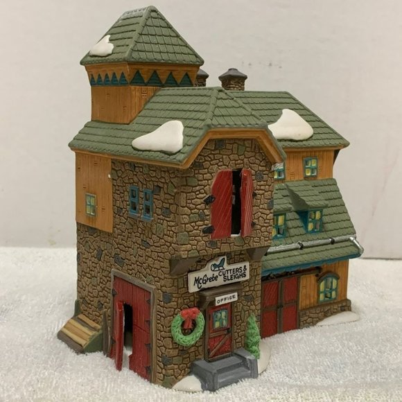 Dept 56 McGrebe Cutters & Sleighs New England Village Lighted Building - 1991 - Picture 11 of 12